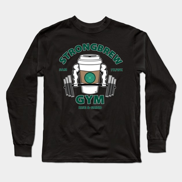 Strongbrew Gym Long Sleeve T-Shirt by jasonyerface